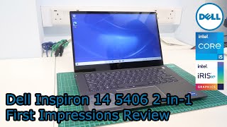 Dell Inspiron 14 54065410 2in1  First Impressions Review  Core i51135G7 2020 model [upl. by Anikat]