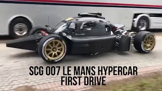 SCG 007 Le Mans Hypercar  First drive [upl. by Barb493]