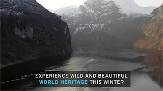 Winter Fjord Cruise Ålesund Geiranger ENG [upl. by Mellie260]