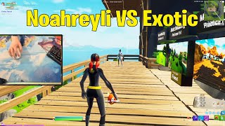 Noahreyli VS Exotic 1v1 Buildfights To See Who is Better  Fortnite [upl. by Atiuqahc]