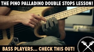 The Pino Palladino Double Stop  Bass Lesson with Scott Devine [upl. by Ynnad]