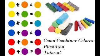 Como combinar colores con plastilina [upl. by Hahseram352]