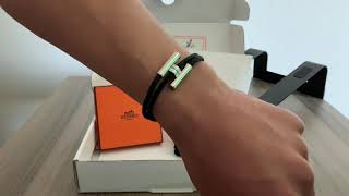 Hermes Tournis Tresse Bracelet Men’s Review [upl. by Ergener]