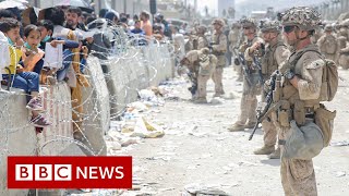 Seven died in the crowds outside Kabul airport  BBC News [upl. by Doherty245]