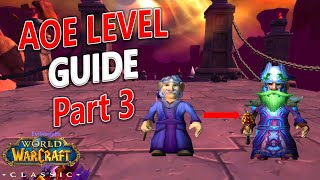 WoW Classic  How to AOE Level a Mage FAST Alliance 2232 [upl. by Royal]