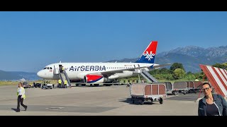 Landing in Tivat from Belgrade [upl. by Toombs]