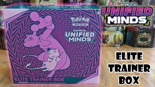 Unified Minds Elite Trainer Box Opening [upl. by Adlesirk942]