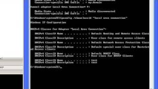 Windows command line networking ipconfig [upl. by Stockton]