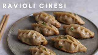 RAVIOLI CINESI fatti in casa  Ricetta facile [upl. by Seleta]