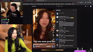 Valkyrae reacts to John and Jodi’s AFTER SX routine [upl. by Ennaul809]