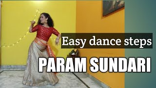 Easy dance steps on Param Sundari Anjali Sharma [upl. by Eidok]