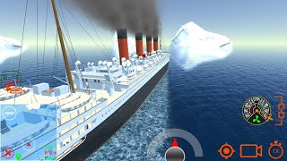 RMS Aquitania hits the iceberg  Ship Handling Simulator  Ship Mooring 3D [upl. by Ecniuq]