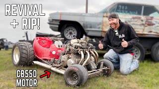 550cc Little Tikes Car Revival  50HP Tire Killer Go Kart [upl. by Cadmann903]