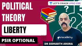 Political Theory  Liberty  PSIR Optional  Dr Sidharth Arora [upl. by Arata]