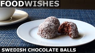 Swedish Chocolate Balls Chokladbollar  Food Wishes [upl. by Woods311]