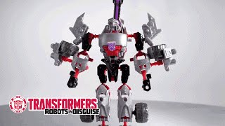 Transformers ConstructBots  Megatron  Instructional Video  Transformers Official [upl. by Retsevel]