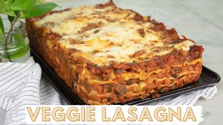 How to Make Vegetarian LASAGNA Italian Style [upl. by Fabozzi]