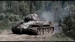 Finnish captured Soviet T34  KV1 tanks attack Soviet positions [upl. by Fredric438]