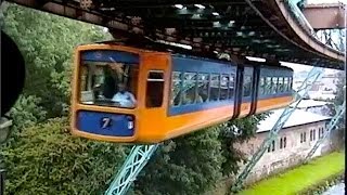 Wuppertal Schwebebahn  Complete POV Ride 1993 [upl. by Limann]