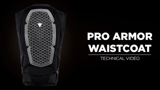 Dainese PRO ARMOR Waistcoat  Technical Video [upl. by Eineeuq]