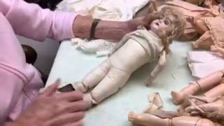 Doll Repair Tutorial How to Patch Your Antique Leather Doll Body [upl. by Sproul635]