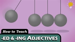 Passive amp Active ADJECTIVES ending in ED or ING [upl. by Ojyma]