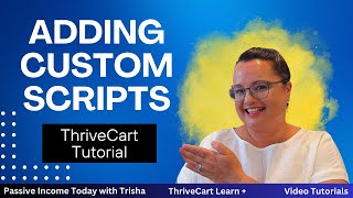 ThriveCart Custom Scripts and Tracking to Sales Page [upl. by Myrtle818]