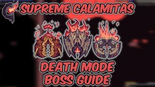 How to Beat Supreme Calamitas Death Mode 2021 Terraria Calamity Mod Boss Guide [upl. by Eibocaj]