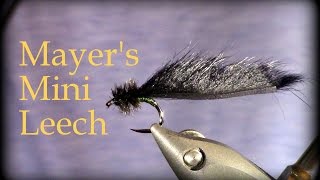 Two Minute Fly Tying Mayers Mini Leech [upl. by Esiuolyram]