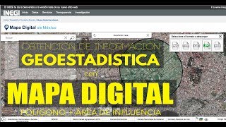 Obtención de información geoestadistica manzanas yo AGEB Mapa digital INEGI [upl. by Sudhir]