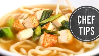 Udon Noodle Soup Recipe [upl. by Bovill245]