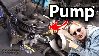 How to Replace Power Steering Pump in Your Car [upl. by Bull19]