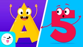 Numbers 1 to 10 and the alphabet for Kids [upl. by Halian396]