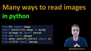 17  Reading images in Python [upl. by Franciska389]