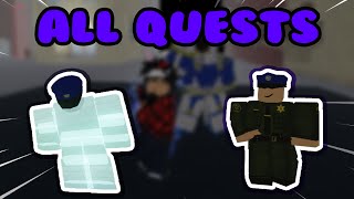 All YBA quests 2021  Your Bizarre Adventure  Roblox [upl. by Inaffyt]