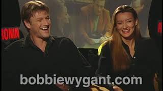 Natascha McElhone amp Sean Bean quotRoninquot 1998  Bobbie Wygant Archive [upl. by Mor]