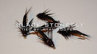 Fly Tying Black Stonefly [upl. by Akived]