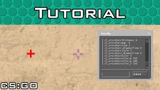 CSGO Crosshair Configuration Tutorial [upl. by Scoles]