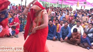 नई बहू कमरतोड़ डांस धनश्यामपुरा में dehati nach video पूनम शास्त्री Poonam shastri ke bhajan [upl. by Suruat]