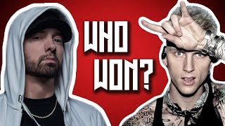 Who Won Between Eminem and Machine Gun Kelly [upl. by Jamila]