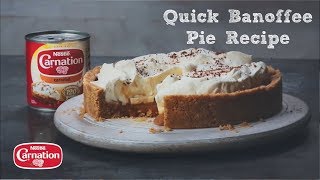 Quick Banoffee Pie Recipe [upl. by Chow]