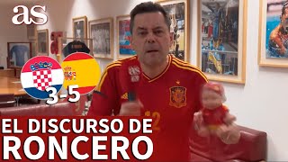 EURO 2020  CROACIA 3  ESPAÑA 5  RONCERO se rinde a MORATA y LUIS ENRIQUE tras la gesta  AS [upl. by Tadio]