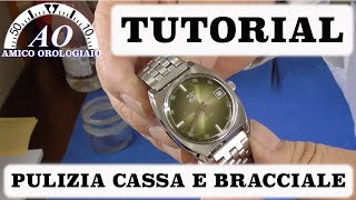 Tutorial Pulizia Cassa E Bracciale [upl. by Peedus]