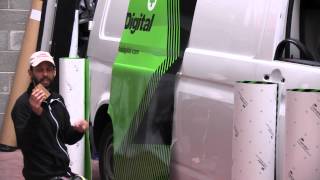 Vehicle Wrapping Using the Correct Squeegee Technique [upl. by Anelrac430]