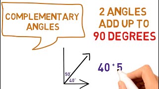 Complementary and Supplementary Angles [upl. by Nesnej414]