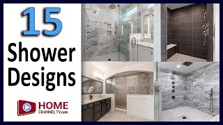 15 Master Bathroom Shower Designs  Remodel Makeover Interior Design Ideas [upl. by Namruht391]