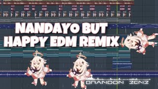 Nandayo Happy EDM Remix Paimon Song [upl. by Servetnick317]