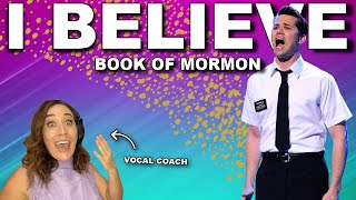 Musical Theater Coach reacts to I Believe from Book of Mormon  WOW they were [upl. by Omle]