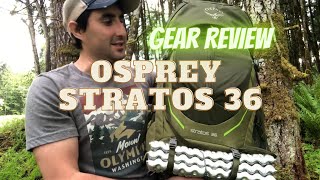 Osprey Stratos 36 Gear Review [upl. by Dorisa376]