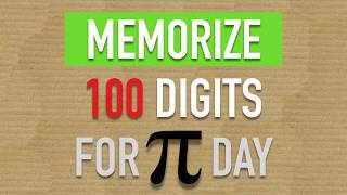 How to MEMORIZE Pi to 100 Digits Fast and Easily for Pi Day 2021 [upl. by Nrojb]